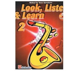 KASTELEIN METHOD FOR TENOR SAXOPHONE VOL.2 - LOOK, LISTEN E LEARN