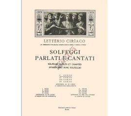 CIRIACO - SOLFEGGI PARLATI E CANTATI I CORSO