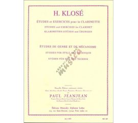 KLOSE - ETUDES DE GENRE ET DE MECANISME
