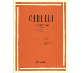 24 PRELUDI X CHIT.  OP.114   F. CARULLI