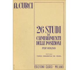 26 STUDI DI CAMBIAMENTI DELLE POSIZIONI - CURCI