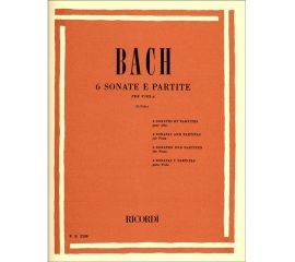 6 SONATE E PARTITE PER VIOLA - BACH