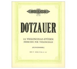 113 VIOLONCELLO-ETUDEN BOOK IV - DOTZAUER