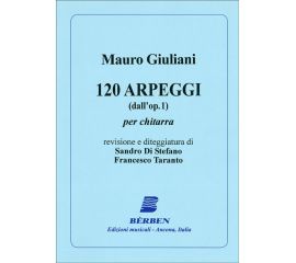 120 ARPEGGI DALL'OP.1 X CHITARRA
