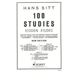 100 STUDIES OPUS 32 PARTE III FOR THE VIOLIN - SITT