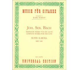 COMPLETE WORKS FOR THE LUTE SUITE E-MOLL BWV 996 - BACH