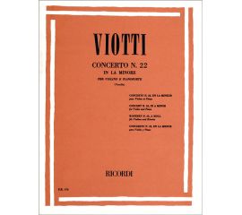 CONCERTO NUMERO 22 IN LA MINORE - VIOTTI