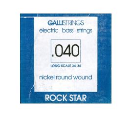 CORDA PER BASSO ELETTRICO 040  GALLISTRINGS LONG SCALE 34-36 NICKEL ROCK STAR