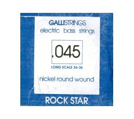 CORDA PER BASSO ELETTRICO 045  GALLISTRING LONG SCALE 34-36 NICKEL ROCK STAR