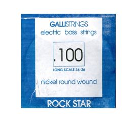 CORDA PER BASSO ELETTRICO 100 GALLISTRINGS LONG SCALE 34-36 NICKEL ROCK STAR