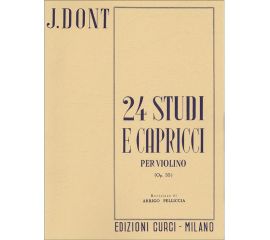 24 STUDI E CAPRICCI PER VIOLINO OPUS 35 - DONT