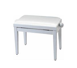 Adjustable wooden bench for piano white Proel BP85SSWWH