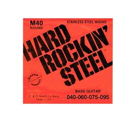 La Bella Hard Rock Steel M40 - 040-95 Corzi pentru bas electric cu 4 corzi Extra Light tension