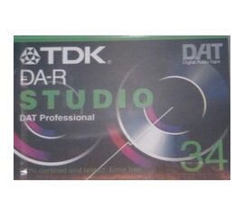 Tdk Da-R Studio 34 Cassette Dat From 34 Minutes Audio
