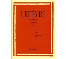 METODO PER CLARINETTO VOLUME I - LEFEVRE