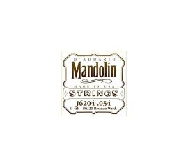 CORDA D'ADDARIO PER MANDOLINO J6204-.034  G-4th  80/20 BRONZE WOUND