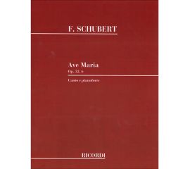AVE MARIA OP. 52. 6 F. SCHUBERT PER CANTO E PIANOFORTE