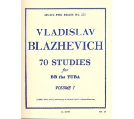 70 STUDIES FOR BB FLAT TUBA BC VOLUME 1 - BLAZHEVICH