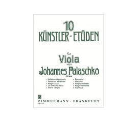 10 KUNSTLER - ETUDEN FUR VIOLA OP. 44 - PALASCHKO