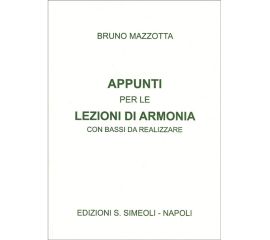 APPUNTI PER LE LEZIONI DI ARMONIA - MAZZOTTA