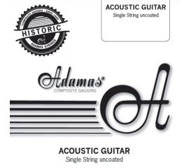 ADAMAS CORDE PER CHITARRA ACUSTICA/FOLK SINGOLE CORDE IN ACCIAIO NON VERNICIATO