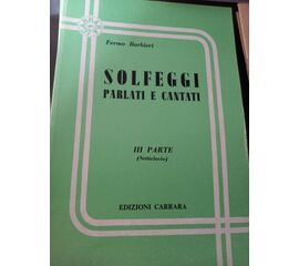 Barbieri-Solfeggi parlati e cantati III parte