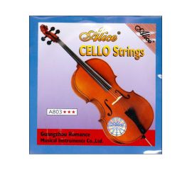 CORDIERA PER VIOLONCELLO ALICE A803 NICKEL SILVER WOUND