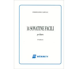 14 SONATINE FACILI PER CHITARRA (CARFAGNA)