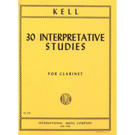 KELL 30 INTERPRETATIVE STUDIES PER CLARINETTO