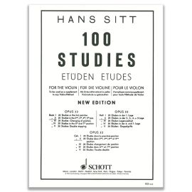 100 STUDIES OPUS 32 PARTE II FOR THE VIOLIN - SITT