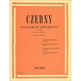 100 ESERCIZI PROGRESSIVI OP. 139 PER PIANOFORTE - CZERNY