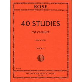 40 STUDIES FOR CLARINET BOOK II - ROSE