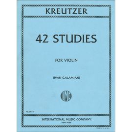 42 STUDIES FOR VIOLIN - KREUTZER
