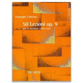 CONCONE - 50 LEZIONI OPUS 9 PER IL MEDIUM DELLA VOCE