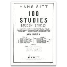 100 STUDIES OPUS 32 PARTE I FOR THE VIOLIN - SITT