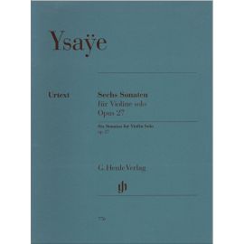 6 SONATAS FOR VIOLIN SOLO OPUS 27 - YSAYE