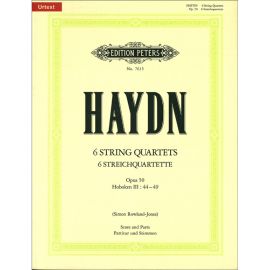 6 STRING QUARTETS OP.50 PARTI E PARTITURE - HAYDN