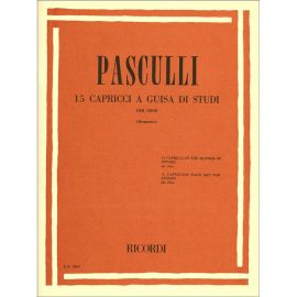 15 CAPRICCI A GUISA DI STUDI X OBOE - PASCULLI