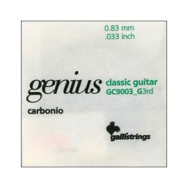 CORDA GENIUS PER CHITARRA CLASSICA GC9003_G 3rd IN CARBONIO GALLISTRINGS