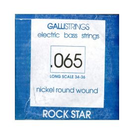 CORDA PER BASSO ELETTRICO 065   GALLISTRINGS LONG SCALE 34-36 NICKEL ROCK STAR