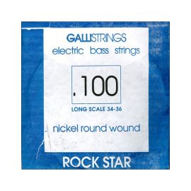 CORDA PER BASSO ELETTRICO 100 GALLISTRINGS LONG SCALE 34-36 NICKEL ROCK STAR