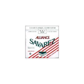 CORDA PER CHITARRA CLASSICA ALLIANCE SAVAREZ SI-B 542 R  TENSIONE NORMALE ROSSA