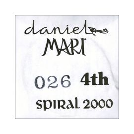 CORDA PER CHITARRA ELETTRICA DANIEL MARI 026 4TH SPIRAL 2000