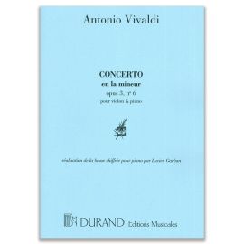 CONCERTO IN LA MINORE OPERA 3 NUMERO 6 - ANTONIO VIVALDI