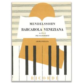 Mendelssohn  Barcarola Veneziana Op. 19 n. 6 per Pianoforte