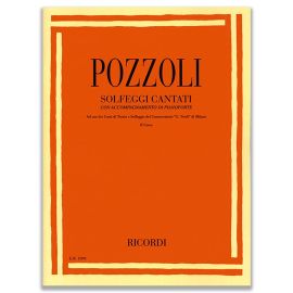 Ettore Pozzoli Solfeggi Cantati con Accompagnamento di Pianoforte  II Corso