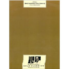 GOLD CLASSIC FOR PIANO VOCAL AND GUITAR -  BACHARACH-DAVID