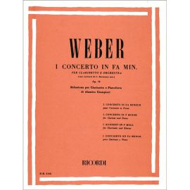 I CONCERTO IN FA MINORE OPUS 73 - WEBER