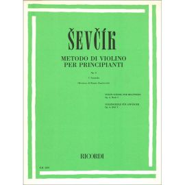 METODO DI VIOLINO PER PRINCIPIANTI OPUS 6 FASCICOLO 5- SEVCIK