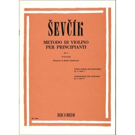 METODO DI VIOLINO PER PRINCIPIANTI OPUS 6 FASCICOLO II - SEVCIK